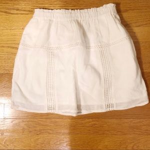 Madewell White Skirt with Pockets Size XS